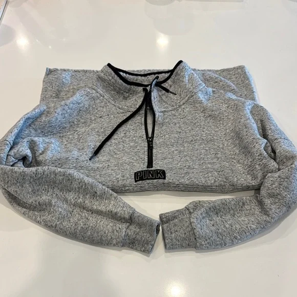 PINK Victoria's Secret Gray Sweatshirt - Picture 3 of 5